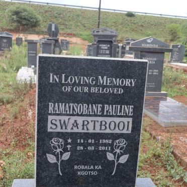 SWARTBOOI Ramatsobane Pauline 1982-2011