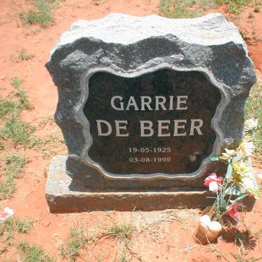 BEER Garrie, de 1925-1999