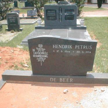 BEER Hendrik Petrus, de 1944-1974
