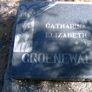 GROENEWALD Catharina Elizabeth 1882-1963