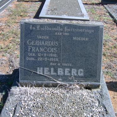 HELBERG Gerhardus Francois 1910-1959