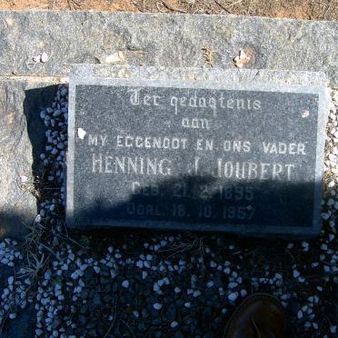 JOUBERT Henning J. 1895-1957