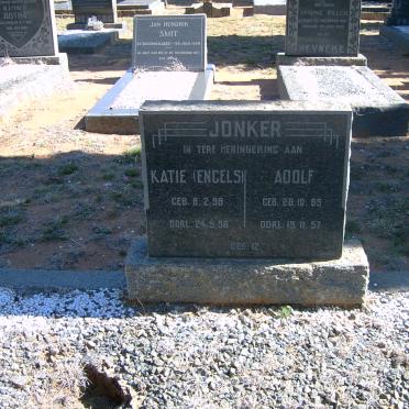 JONKER Adolf 1885-1957 &amp; Katie ENGELS 1898-1958