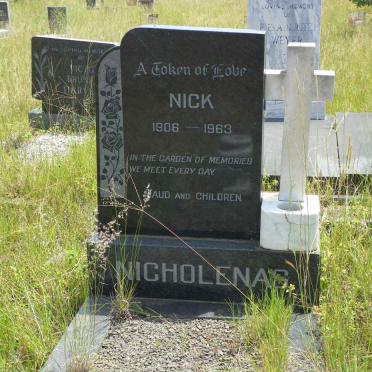 NICHOLENAS Nick 1906-1963