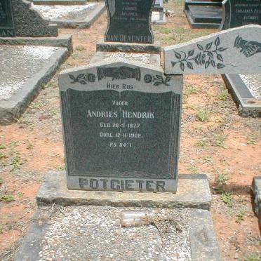 POTGIETER Andries Hendrik 1877-1962