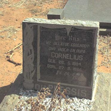 PLESSIS Cornelius, du 1894-1955