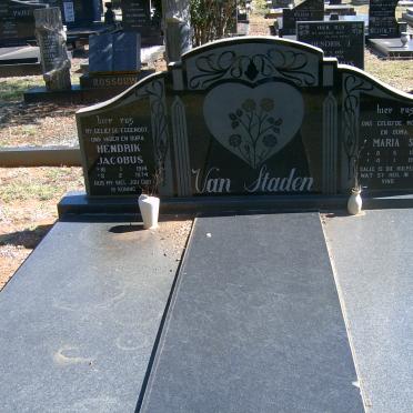 STADEN Hendrik Jacobus, van 1914-1974 &amp; Maria S. 1919-1989