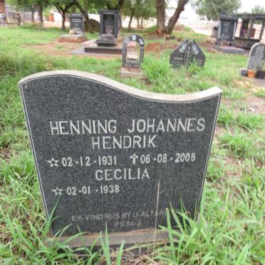 ? Henning Johannes Hendrik 1931-2005 & Cecilia 1938-