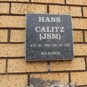 CALITZ Hans J.S.M. 1948-2005