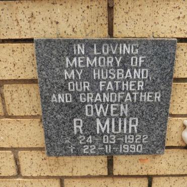 MUIR Owen R. 1922-1990