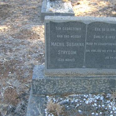 STRYDOM Machil Susanna nee MAREE 1891-1943