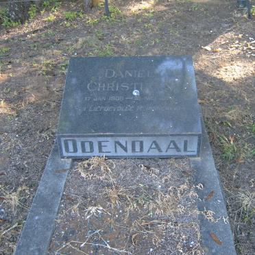 ODENDAAL Daniel Christiaan 1908-19??