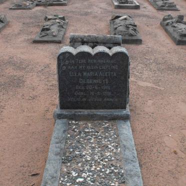 GILDENHUYS Ella Maria Aletta 1901-1901