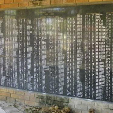15. Plaques with names of the concentration camp victims