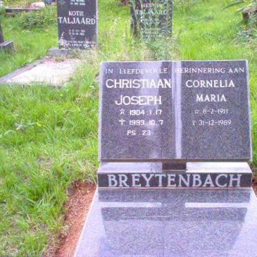 BREYTENBACH Christiaan Joseph 1904-1993 &amp; Cornelia Maria 1911-1989