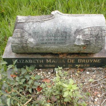 BRUYNE Elizabeth Maria, de 1896-1975 &amp; ?????