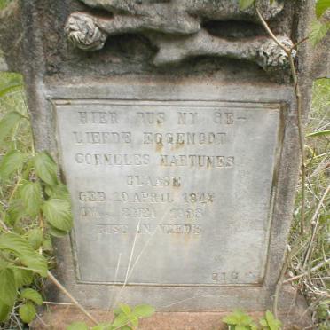 CLAASE Corneles Martunes 1842-1938