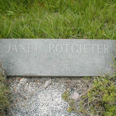POTGIETER Janet 1910-1985