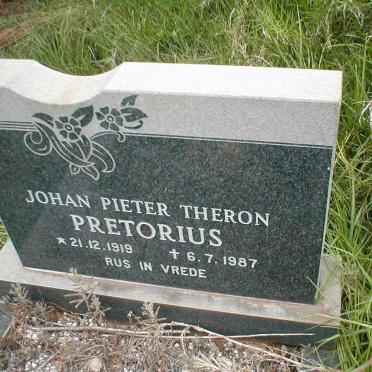 PRETORIUS Johan Pieter Theron 1919-1987