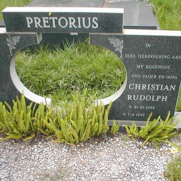 PRETORIUS Christiaan Rudolph 1938-1987