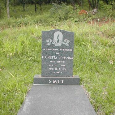 SMIT Teunetta Johanna geb. VENTER 1940-1978