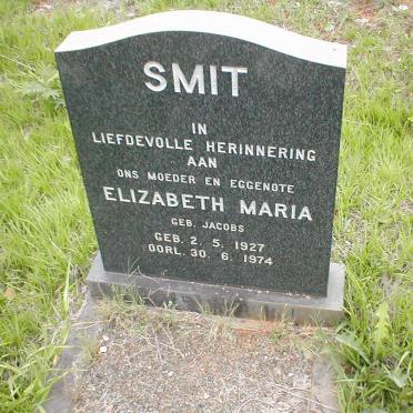 SMIT Elizabeth Maria 1927-1974