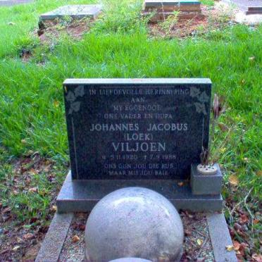 VILJOEN Johannes Jacobus 1920-1988