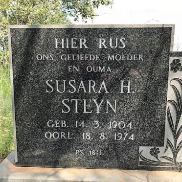 STEYN Susara H. 1904-1974
