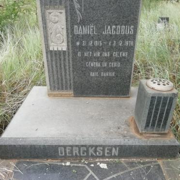 DERCKSEN Daniel Jacobus 1915-1970