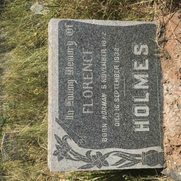 HOLMES Florence nee NORMAN 1872-1938
