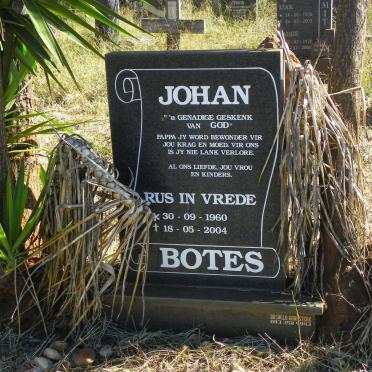 BOTES Johan 1960-2004