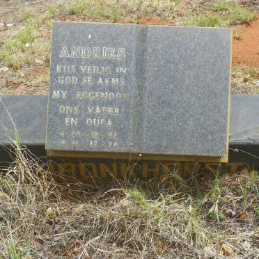 BRONKHORST Andries 1932-1994