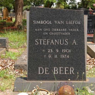 BEER Stefanus A., de 1901-1974
