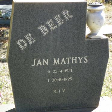 BEER Jan Mathys, de 1931-1995