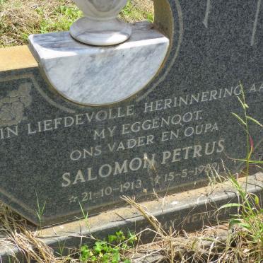 BOTHA Salomon Petrus 1913-1989 &amp; Anna Catharina 1921-1998
