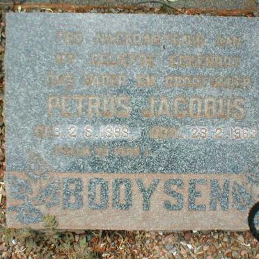 BOOYSEN Petrus Jacobus 1888-1963