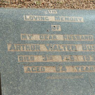 BUSCH Arthur Walter -1937