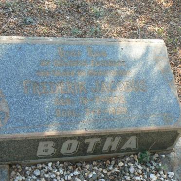 BOTHA Frederik Jacobus 1872-1959