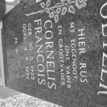 COETZER Cornelis Francois 1925-1976