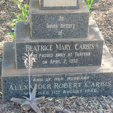 CARBIS Alexander Robert -1956 &amp; Beatrice Mary -1953