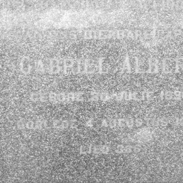 COETZEE Gabriel Albert 1896-196?
