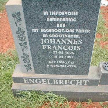 ENGELBRECHT Johannes Francois 1925-1997