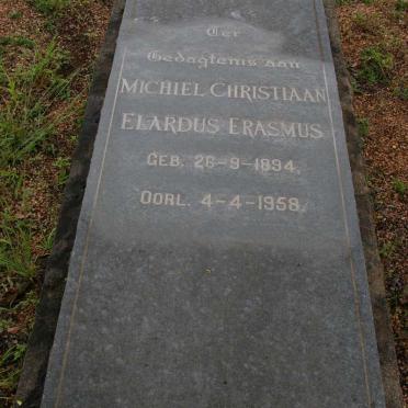 ERASMUS Michiel Christiaan Elardus 1894-1958