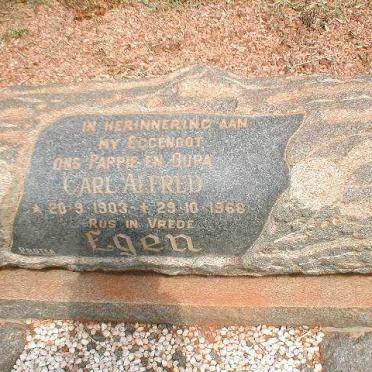 EGAN Carl Alfred 1903-1968