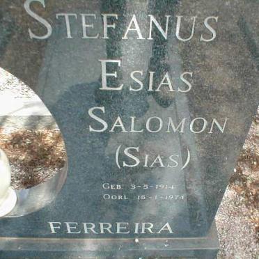 FERREIRA Stefanus Esias Salomon 1914-1974