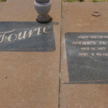 FOURIE  Andries Petrus 1903-1972