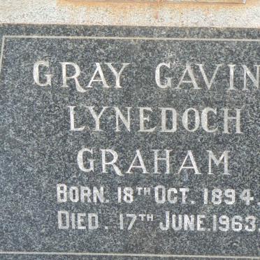 GRAHAM Gray Gavin, LYNEDOCH 1894-1963