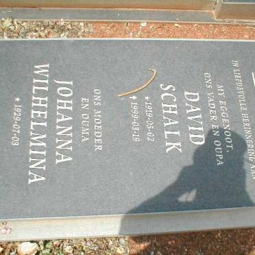GROBLER David Schalk 1919-1999 &amp; Johanna Wilhelmina 1929-
