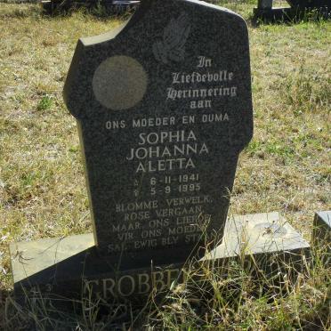GROBBELAAR Sophia Johanna Aletta 1941-1995