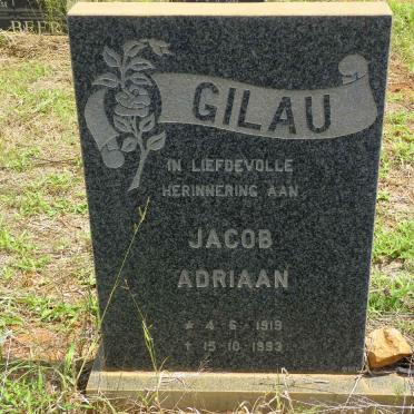 GILAU Jacob Adriaan 1919-1993